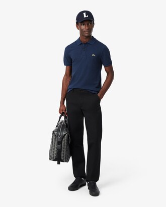 Slim Fit-Polohemd L.12.12 aus Piqu&eacute;