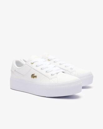 Damen-Sneakers Ziane Platform aus Leder