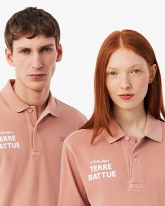 Polohemd Roland-Garros Edition in Sandfarben