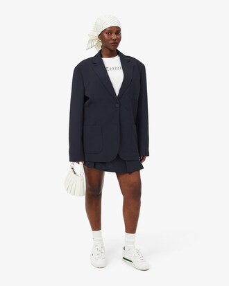 Blazer aus flie&szlig;endem Piqu&eacute;