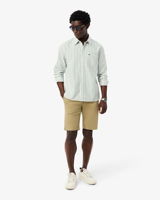 Slim Fit-Chinoshorts aus Stretch-Baumwolle