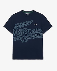 Krokodil-Druck Sport-T-Shirt mit Ultra-Dry-Technologie
