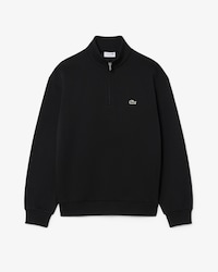 Sweatshirt aus Fleece mit Kragen und Rei&szlig;verschluss