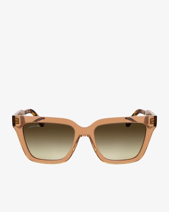 Rechteckige Brille mit Monogramm