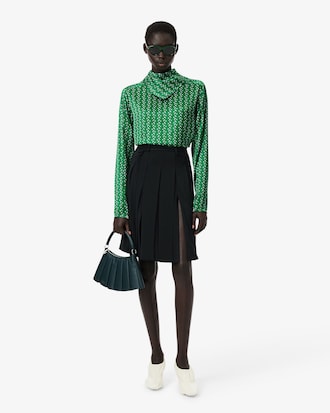 Flie&szlig;ender Faltenrock Runway