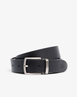 Glatter Lederg&uuml;rtel mit 2&nbsp;Schnallen, Geschenkset