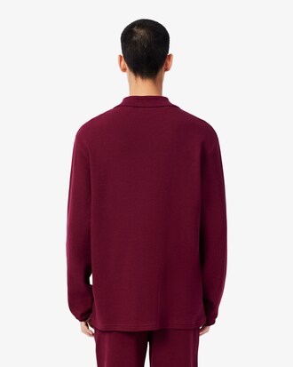 Loungewear-T-Shirt aus Baumwolle mit Waffelstruktur