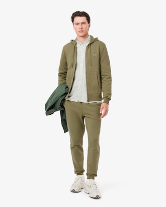 Hoodie aus Fleece mit Rei&szlig;verschluss