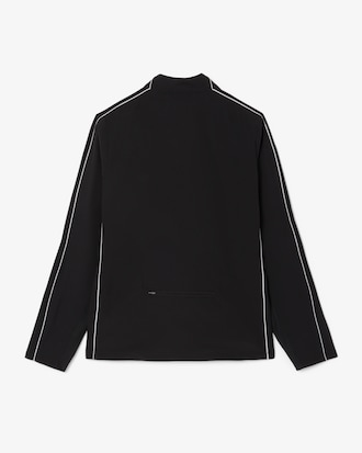 Stretch-Trainingsjacke mit Ziernähten