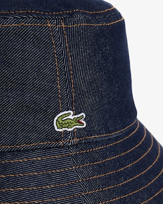 Bob-Hut aus Baumwoll-Denim