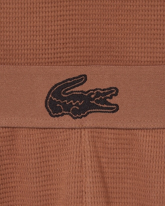 Rippstrick-Pyjama-Set aus Baumwolle mit Tiefpr&auml;gung