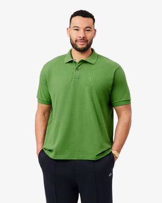 Classic Fit-Polohemd aus Petit Piqu&eacute; mit Stickereien