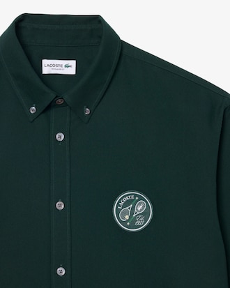 Regular Fit-Hemd aus Oxford mit Akzent-Badge