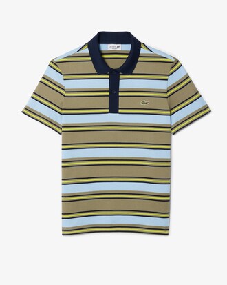 Regular Fit-Polohemd aus Baumwolle mit Streifen