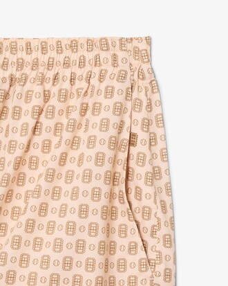 &Uuml;bergro&szlig;e Bermudashorts mit Print