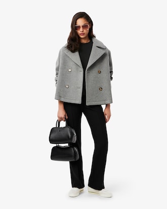 Relaxed Fit-Sweatshirt aus Fleece mit Rundhalsausschnitt