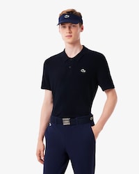 Golf-Pullover mit Polokragen und kurzen Ärmeln
