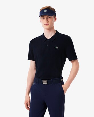 Golf-Pullover mit Polokragen und kurzen Ärmeln