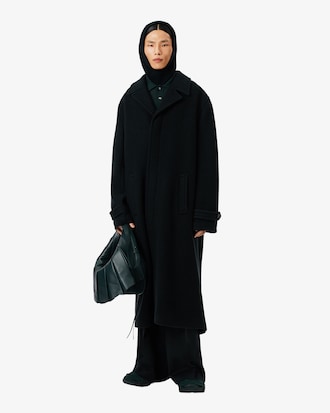 Balaclava Runway aus Rippstrick mit Filzwolle