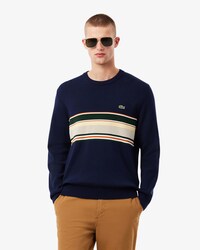 Französischer Pullover mit Streifen