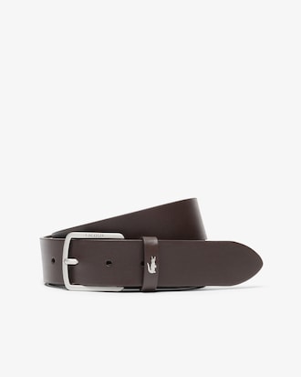 G&uuml;rtel aus glattem Leder