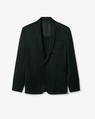 Blazer Runway aus Satin mit Schalkragen