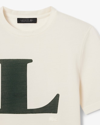 Seidiges, grafisches T-Shirt Runway