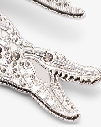 Broche Runway mit Krokodil
