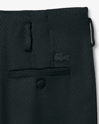 Regular Fit-Hose Runway aus tailliertem Satin