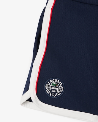 Tennisshorts Heritage aus Stretch-Piqu&eacute;