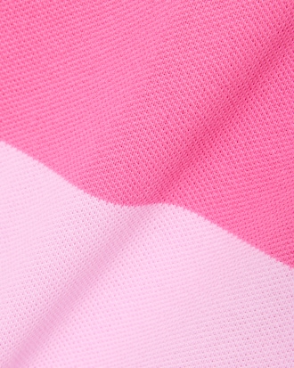 Gestreiftes, &auml;rmelloses Polokleid aus Petit Piqu&eacute;