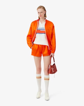 Regular Fit-Polohemd Runway aus Petit Piqu&eacute; mit Streifen