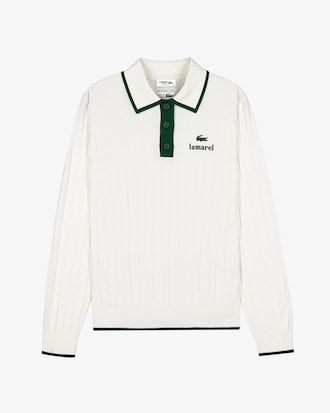 Stretch Golf-Pullover Lacoste x Lamarel mit Polokragen
