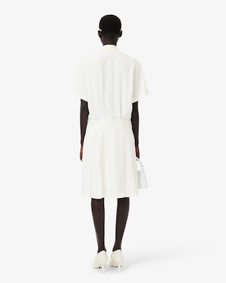 Polokleid Runway mit Stickdetails und Faltenrock