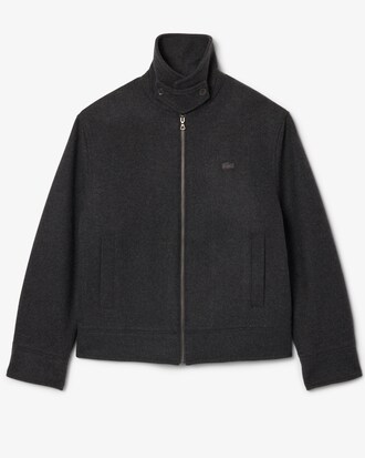 Dick gepolsterte Jacke aus Wolle