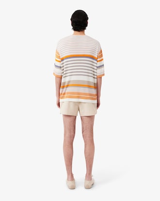 Shorts aus technischem Gewebe mit Runway-Einfassung