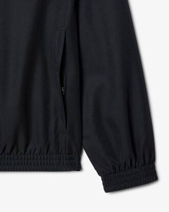 Wasserabweisende Tennisjacke mit Kapuze