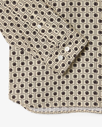 Regular Fit-Baumwollhemd mit Print