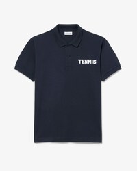 Classic Fit-Polohemd aus Petit Piqu&eacute; mit Print