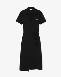 Polo-Wickelkleid aus dehnbarem Mini&nbsp;Piqu&eacute;