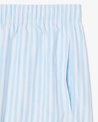 Halblange Badehose mit Streifen