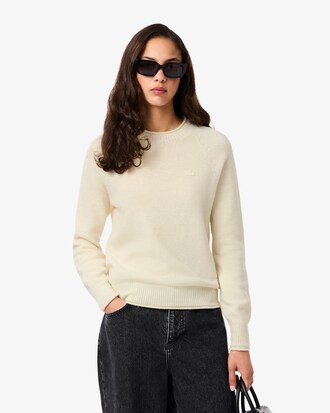 Pullover aus 3D-Strick Tuchwolle