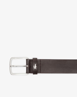 G&uuml;rtel aus glattem Leder
