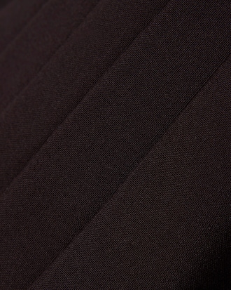 Polokleid mit Falten aus Wollmischgewebe