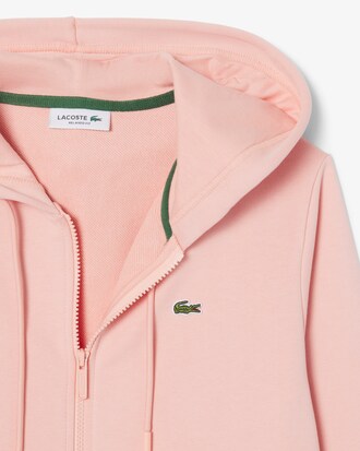 Fleece-Hoodie mit Rei&szlig;verschluss