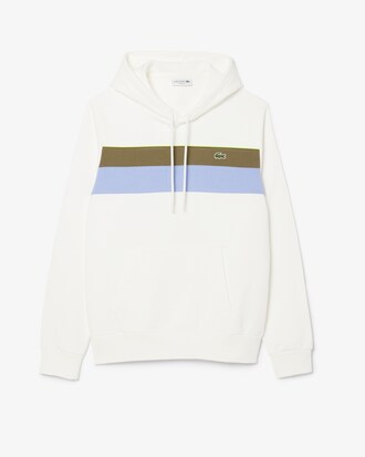 Hoodie aus Fleece mit Colorblock-Design