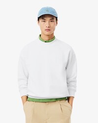 Sweatshirt aus Fleece mit Stickerei