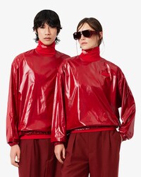Runway Sweatshirt aus gl&auml;nzendem Taft