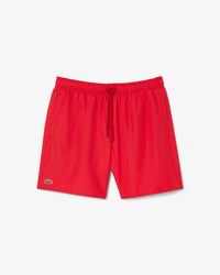 Halblange, einfarbige Badehose