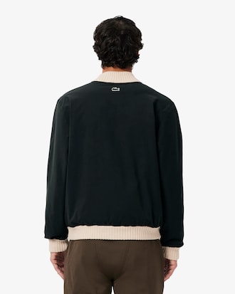 Archiv-Pullover mit hohem Kragen